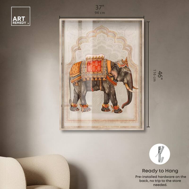 Elephant Queen Shadowbox by Art Remedy