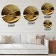 preview thumbnail 4 of 8, Designart 'Elegant Modern Sofa' Oversized Modern Wall CLock