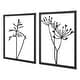 preview thumbnail 3 of 13, Kate and Laurel Malak Metal Framed Wall Art Set