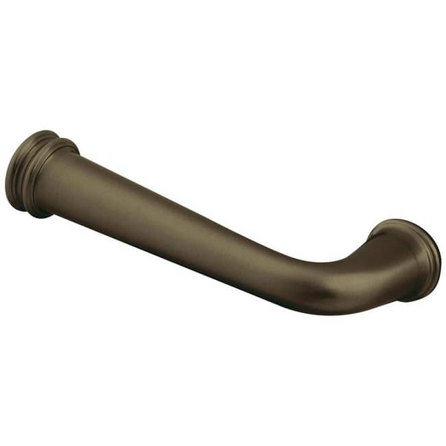 Baldwin Single Left Hand Estate Lever Minus Rosettes - Satin Brass and Black