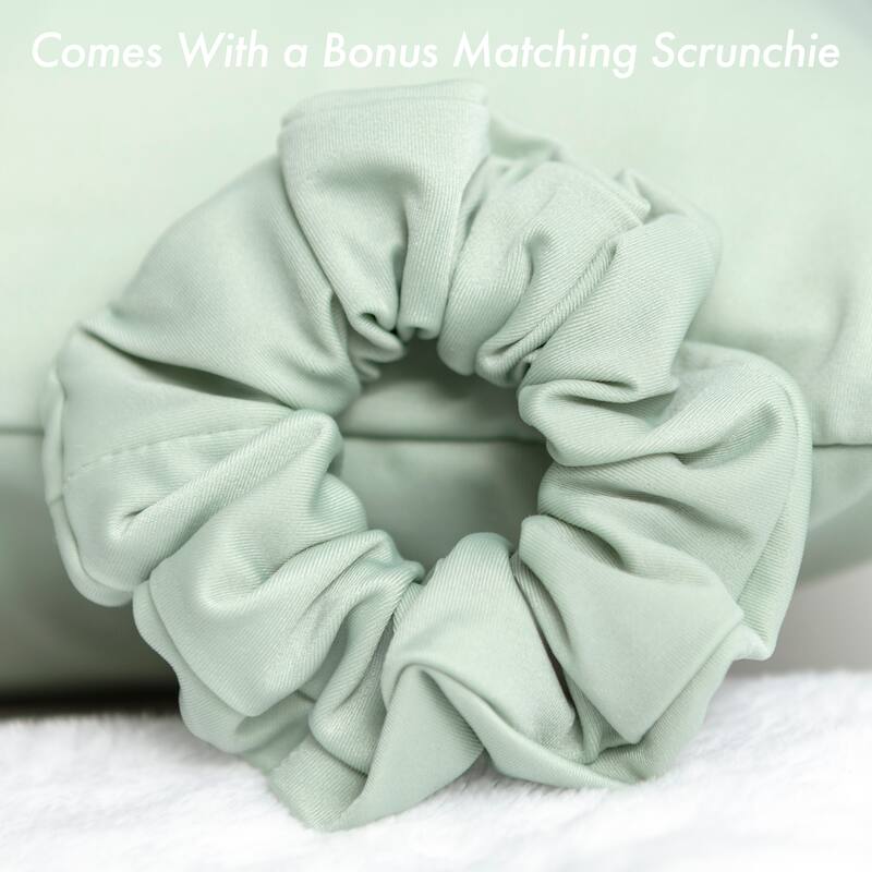 Beauty Pillow Cover Keeps Hair Tangle Free and Bonus Matched Scrunchie