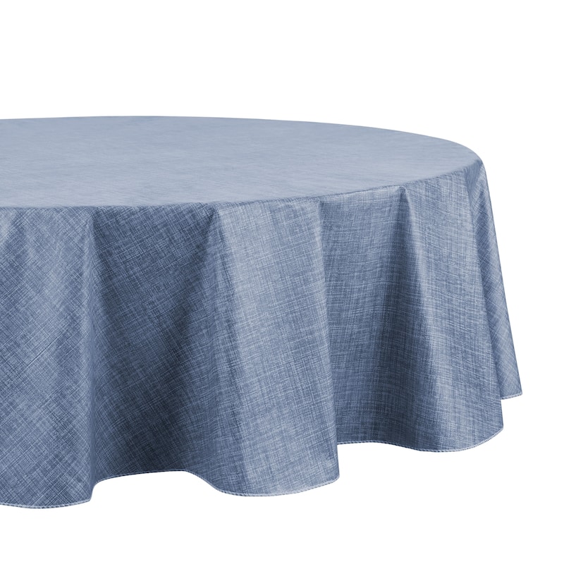 Monterey Linen Texture Vinyl Indoor/Outdoor Tablecloth