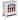 HOMCOM 16" 1500W Freestanding Indoor Electric Fireplace Heater - White