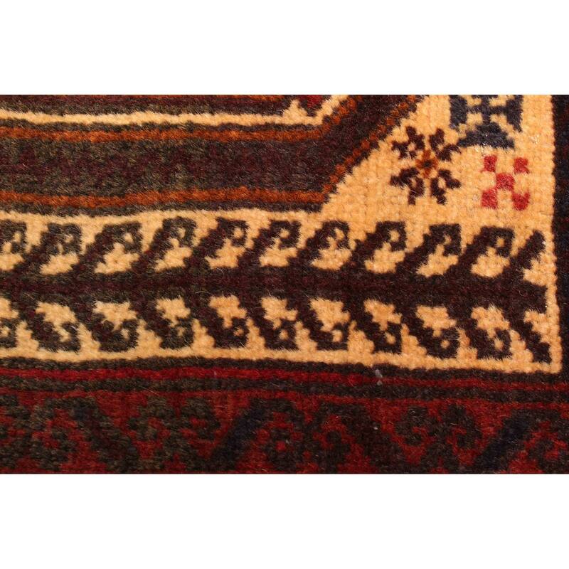 ECARPETGALLERY Hand-knotted Teimani Beige Wool Rug - 2'11 x 4'3