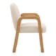 preview thumbnail 4 of 5, Wynter Wood Upholstered Dining Chair, Beige Sand