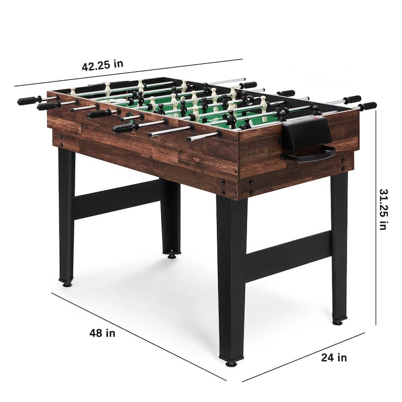 10in1 Combo Game Table Set w/ Pool, Foosball, Ping Pong, Chess Bed