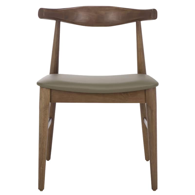 SAFAVIEH HOME Elbow Dining Chair (Set of 2) - 21"W x 19"D x 30"H