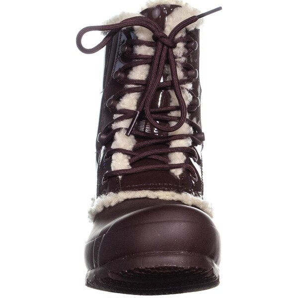 hunter short lace up rain boots