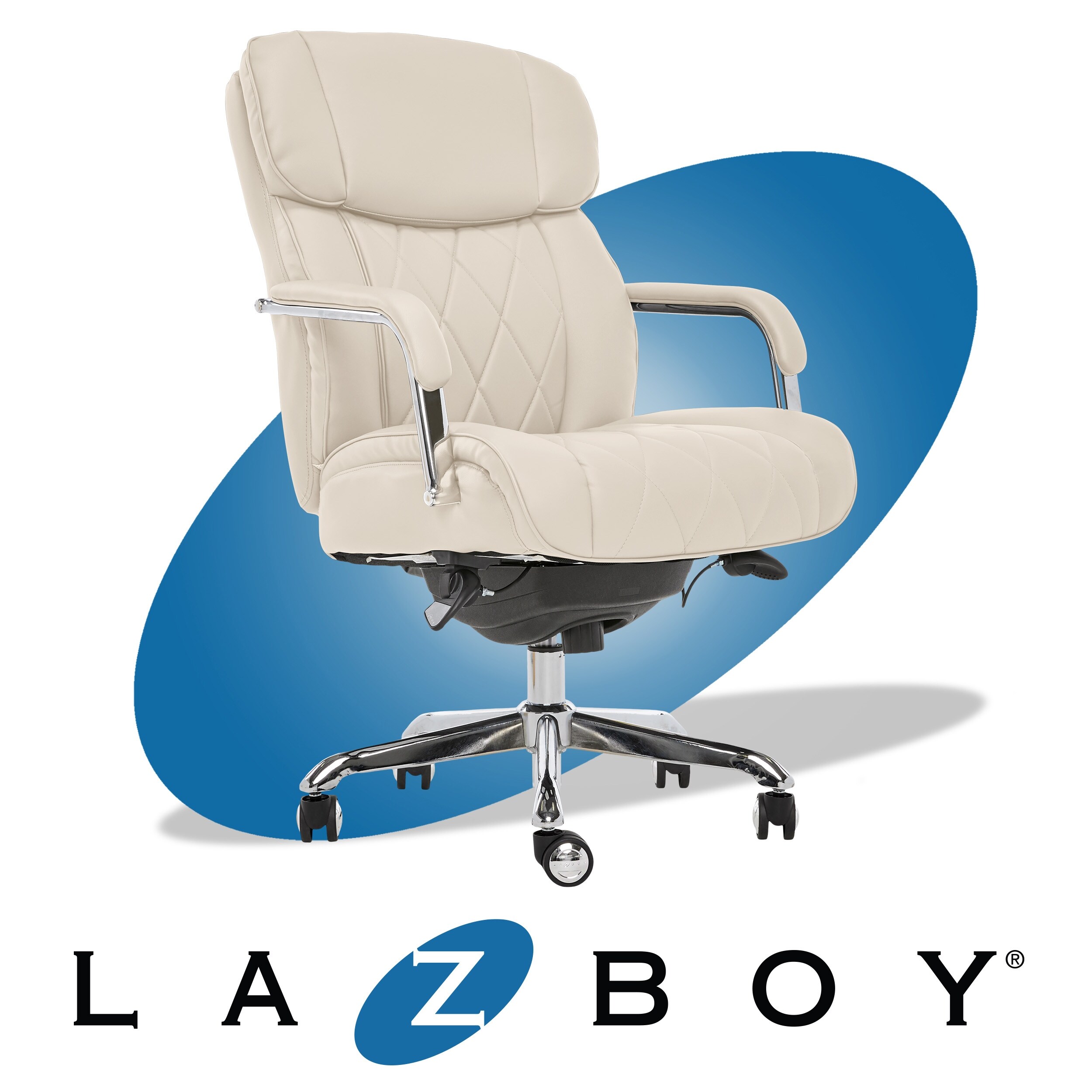 Sutherland quilted online leather office chair