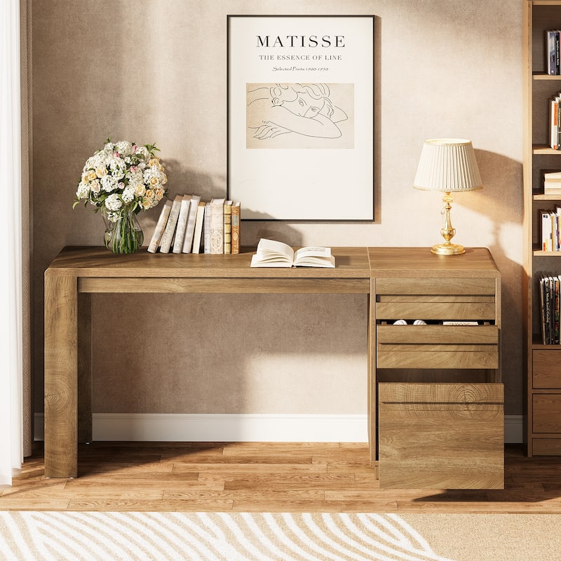 Computer Desk with 3 Drawers