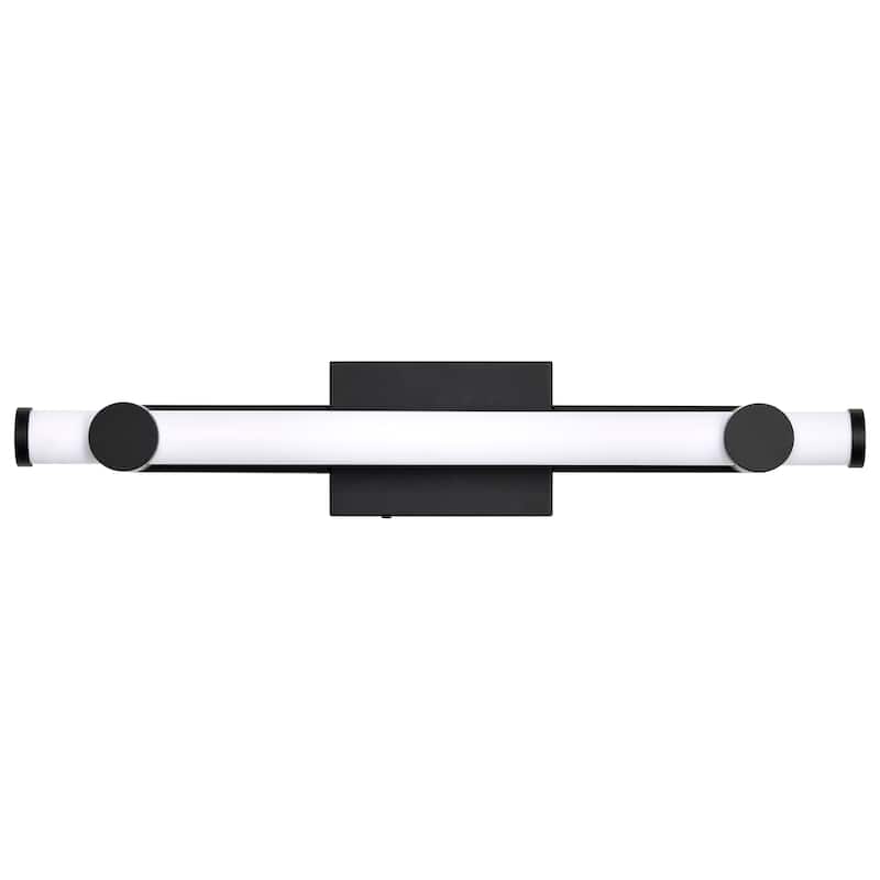 Bowman 24 Inch LED Vanity Matte Black Acrylic Lens