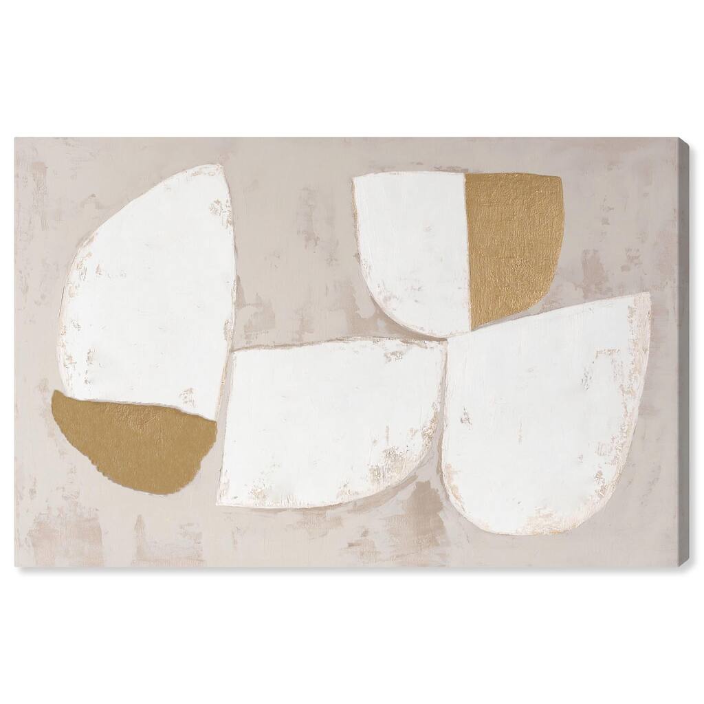 Gilded Cairn III Canvas by Art Remedy, Gallery Wrapped