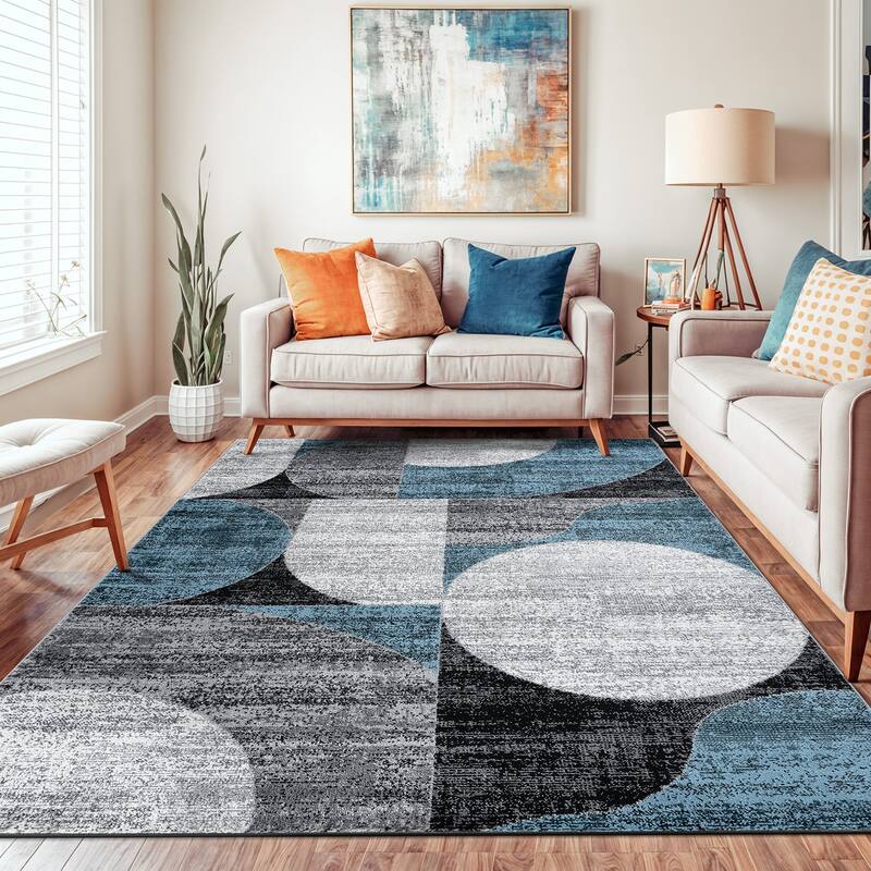 Modern Geometric Design Area Rug