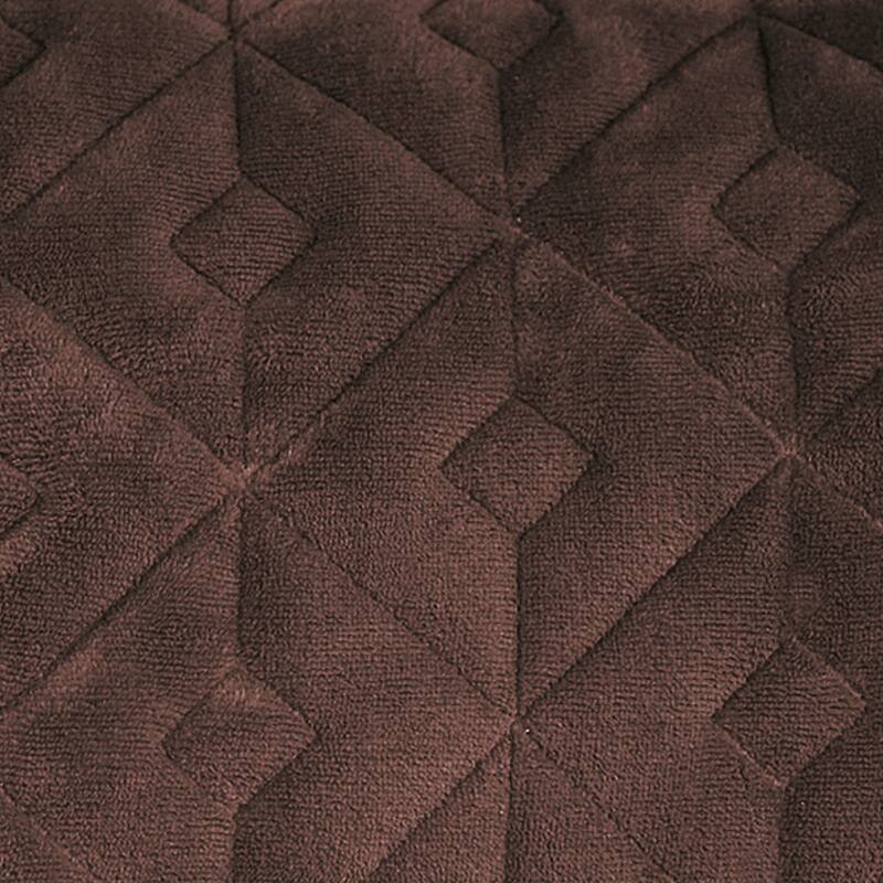 Serenta Diamond Flannel Quilted 4-piece Coverlet Set