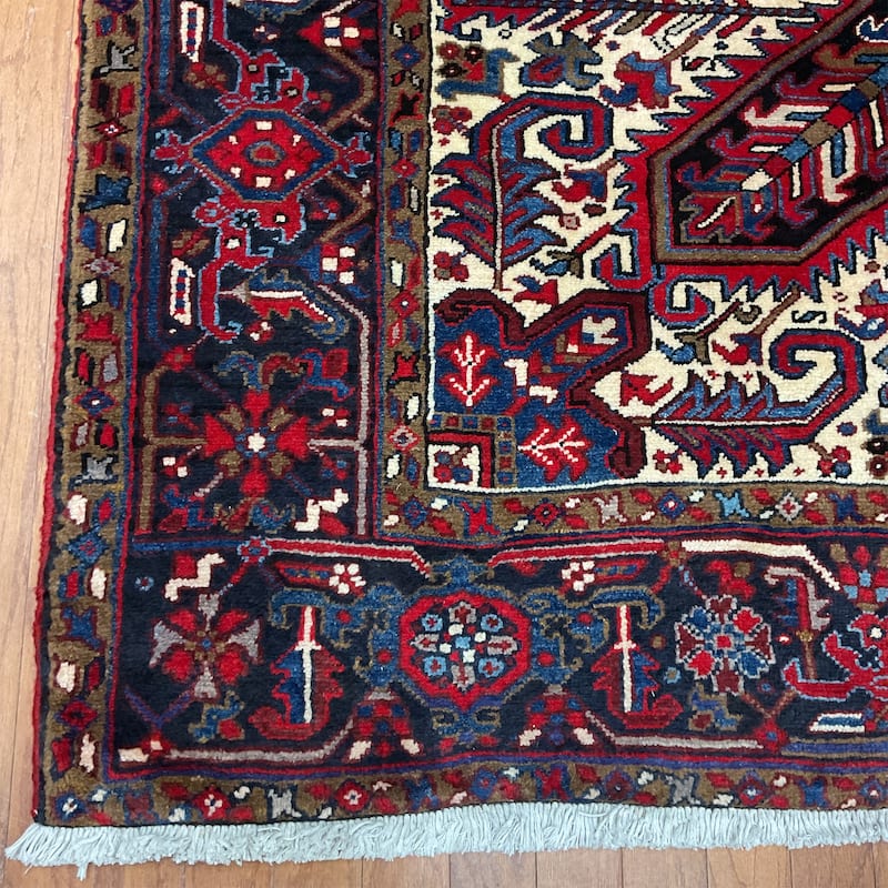 HERAT ORIENTAL Handmade Fine Heriz Rug - 8'9" x 10'10"