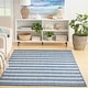 preview thumbnail 8 of 13, Nourison Positano Indoor/Outdoor Striped Area Rug