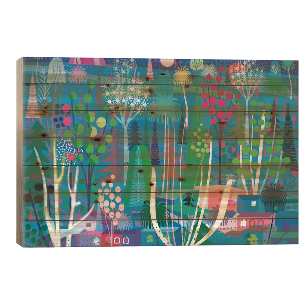 Dream Of Egypt Print On Wood by Charles Harker - Multi-Color