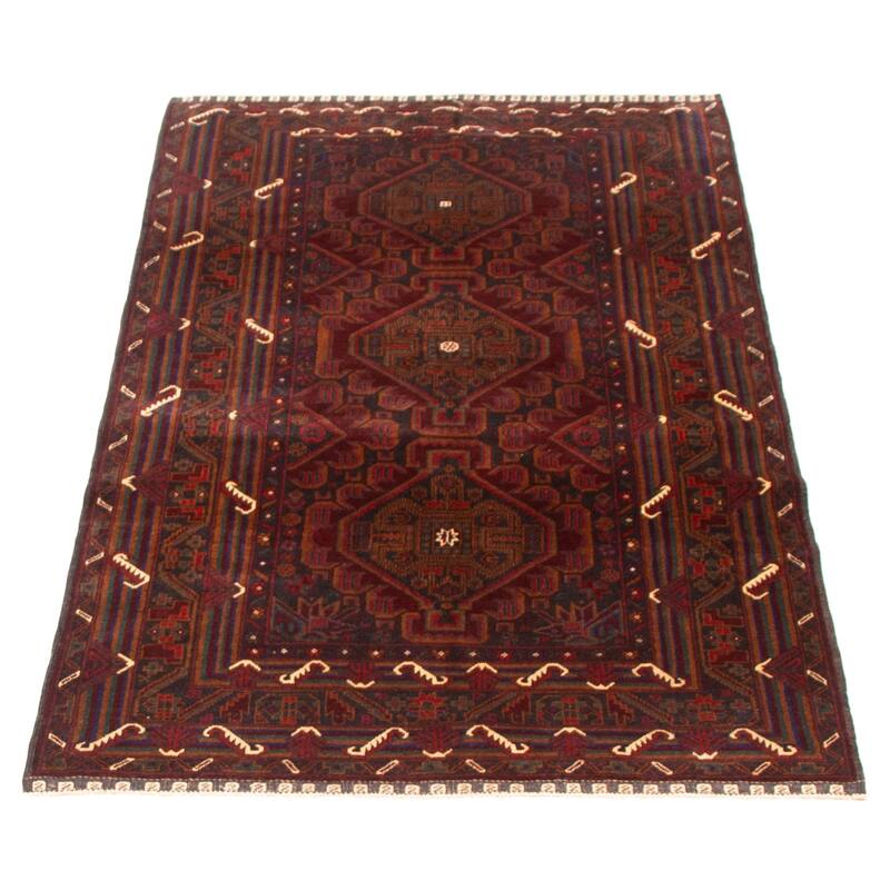 Teimani Brown Rug 3'7" x 6'8" - 3'7 x 6'8