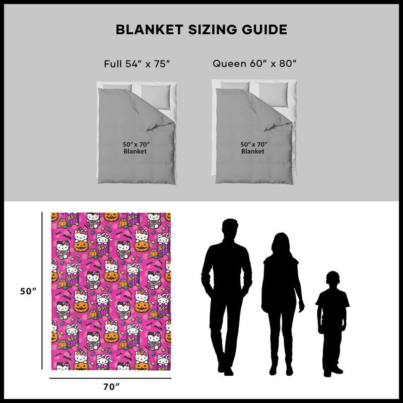 Sanrio Hello Kitty Halloween Silk Touch Throw Blanket
