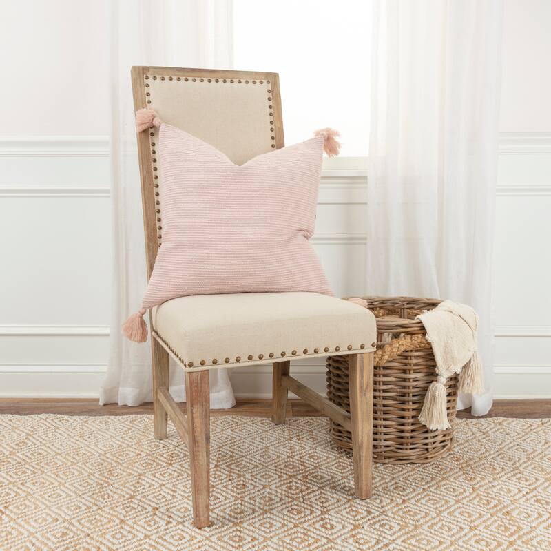 Rizzy Home Solid Stripe Throw Pillow