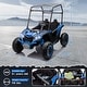 preview thumbnail 26 of 31, 24V Kids Ride On Utv, 2 Seater 4WD Electric Truck with Sun Shade