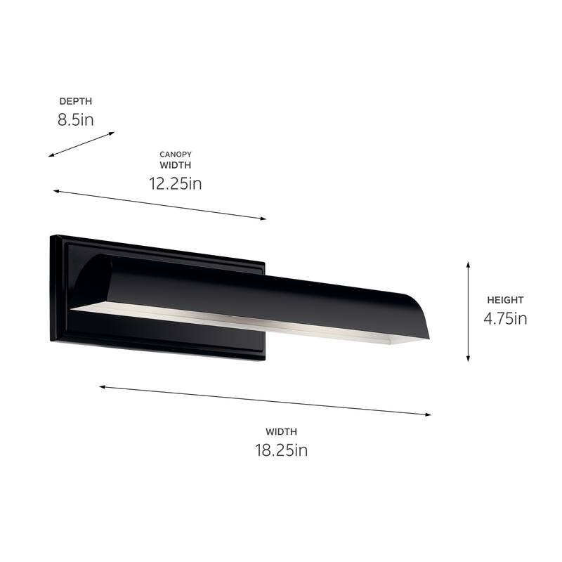 Kichler Lighting Carston LED Picture Light with Adjustable Arm