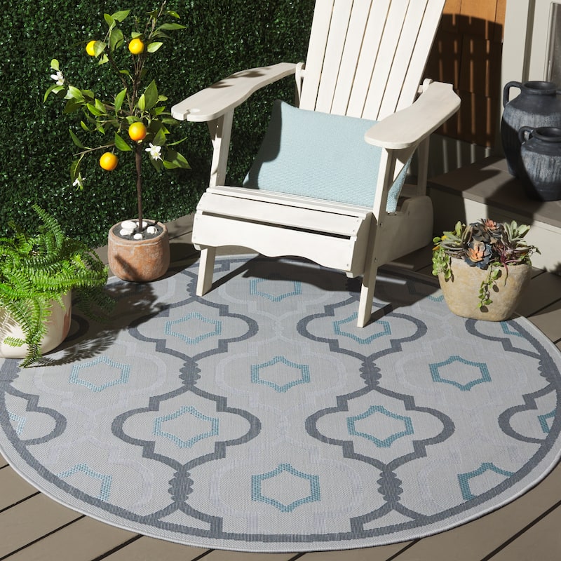 SAFAVIEH Courtyard Oyvor Indoor/ Outdoor Waterproof Patio Backyard Rug