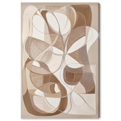 Mocha Dream Canvas by Art Remedy, Gallery Wrapped