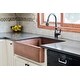 preview thumbnail 6 of 5, Lange Copper 32" Single Bowl Farmhouse Apron Kitchen Sink