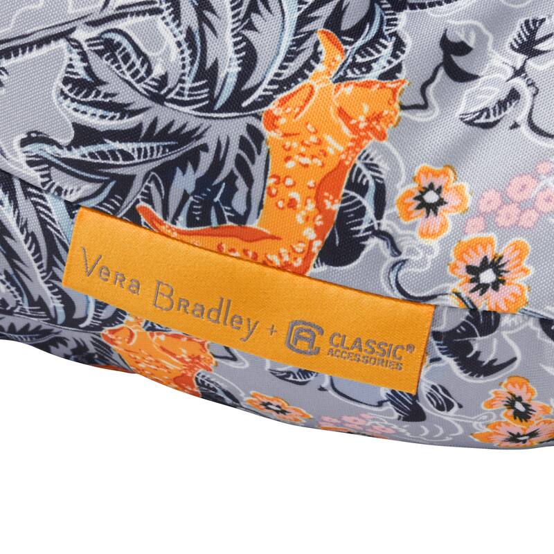 Vera Bradley by Classic Accessories Water-Resistant Patio Chair Cushions, 2 Pack, 19 Inch