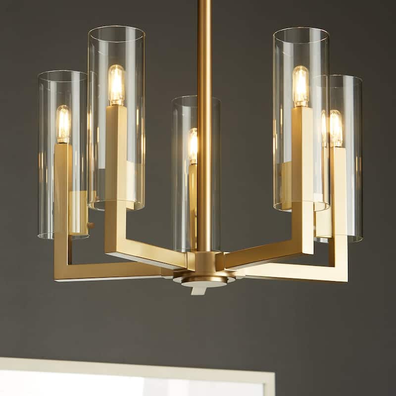 Quorum International 6277-5 Harbin 5 Light 23" Wide Chandelier