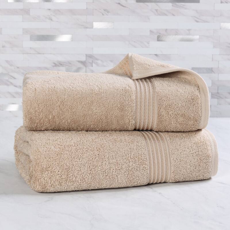 Superior Heritage Egyptian Cotton Absorbent Bath Sheet Set of 2
