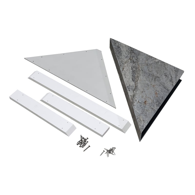 Palisade Shower Surround Kit with Accessories - Spanish Marble