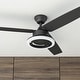 preview thumbnail 1 of 8, 52" Prominence Home Orbis LED Modern Ceiling Fan with Remote, Matte Black