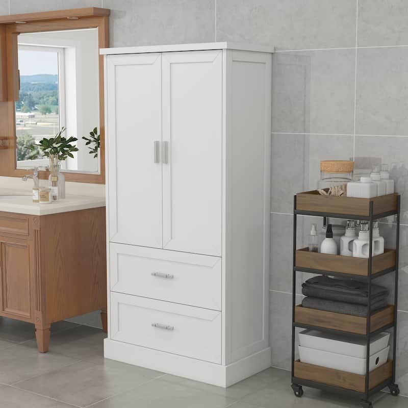 Tall Storage Cabinet for Bathroom