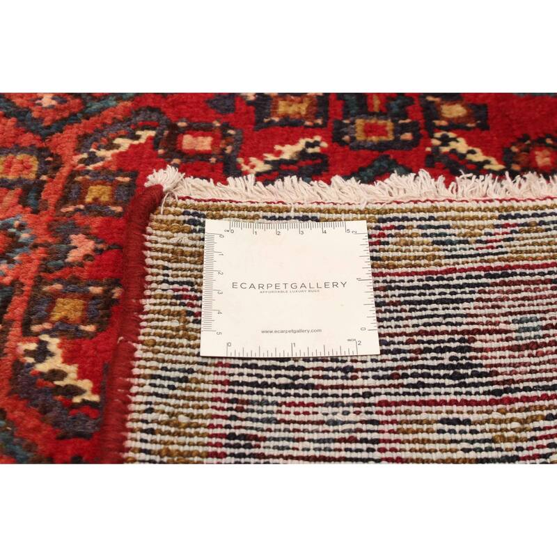 ECARPETGALLERY Hand-knotted Andelz Red Wool Rug - 2'11 x 10'2