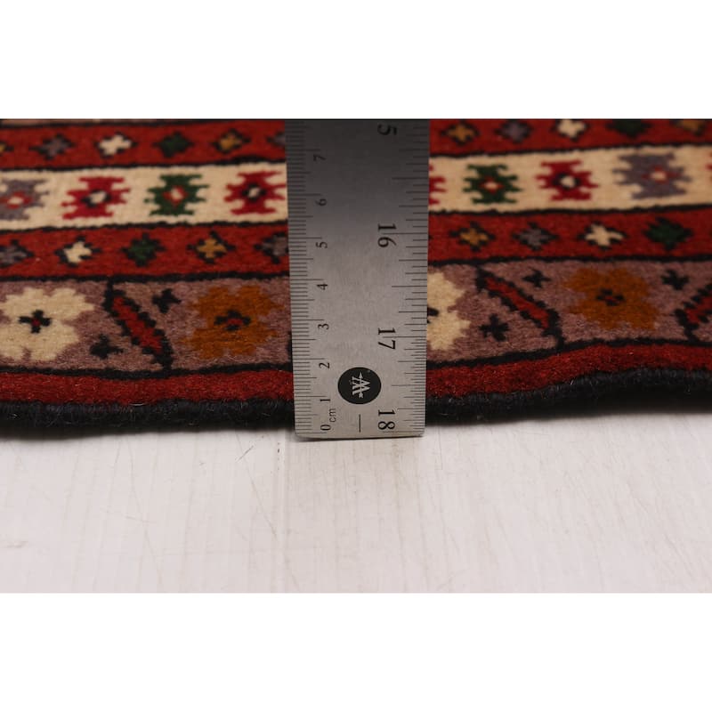 ECARPETGALLERY Hand-knotted Melis Dark Copper Wool Rug - 4'1 x 5'5