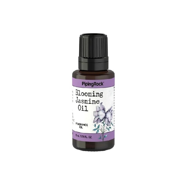 Piping Rock Blooming Jasmine Oil 100% Pure Fragrance Oil Aromatherapy 15 mL/0.51 fl. oz. Dropper Bottle. Opens flyout.