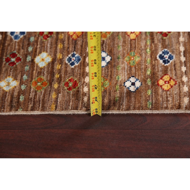 Vegetable Dye Kazak Oriental Wool Area Rug Hand-knotted Bedroom Carpet - 3'4" x 5'11"