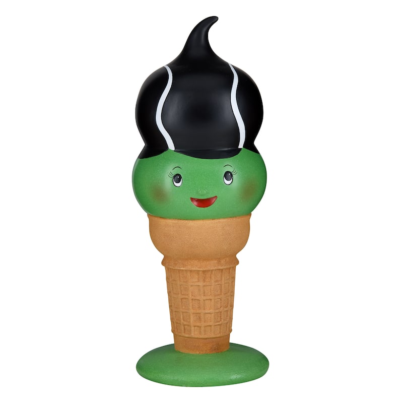 National Tree Company 14" I-Scream Cone, Bride of Frankenstein Halloween Tabletop Decoration - 14 in