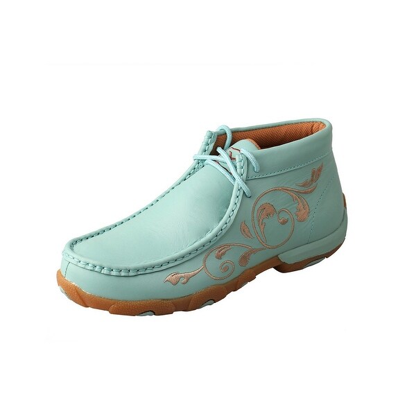 twisted x women's embroidered filigree driving mocs