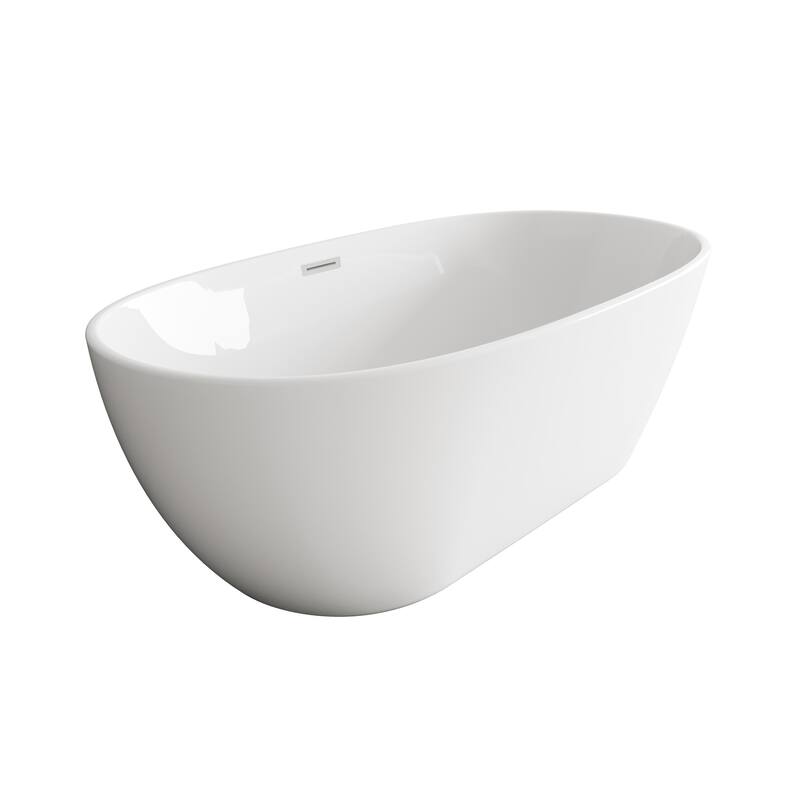 Adler Soaking Bathtub in Glossy White
