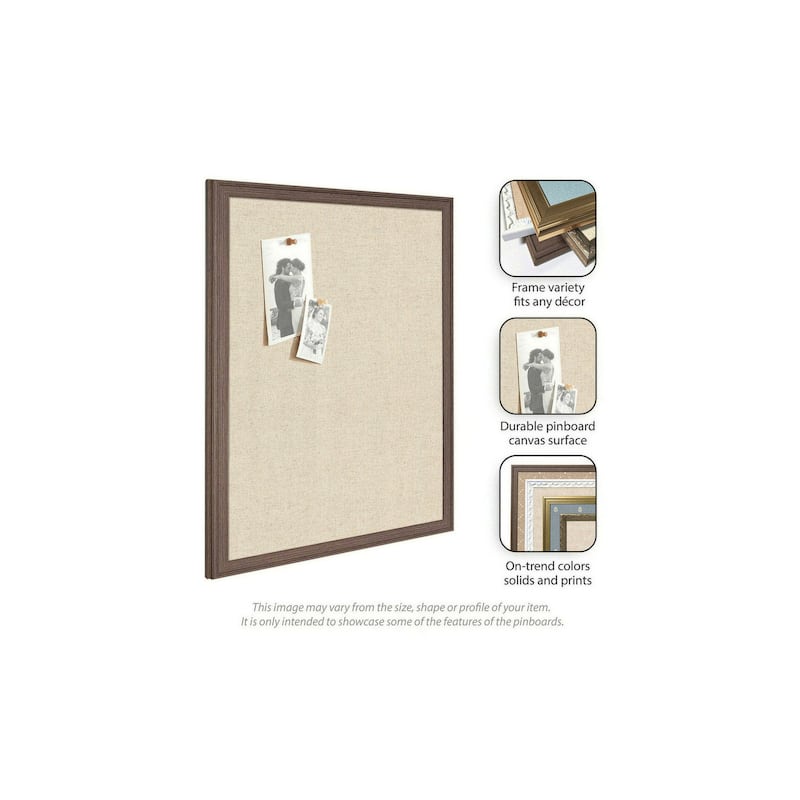 Kate and Laurel Pinboard Neutral Linen