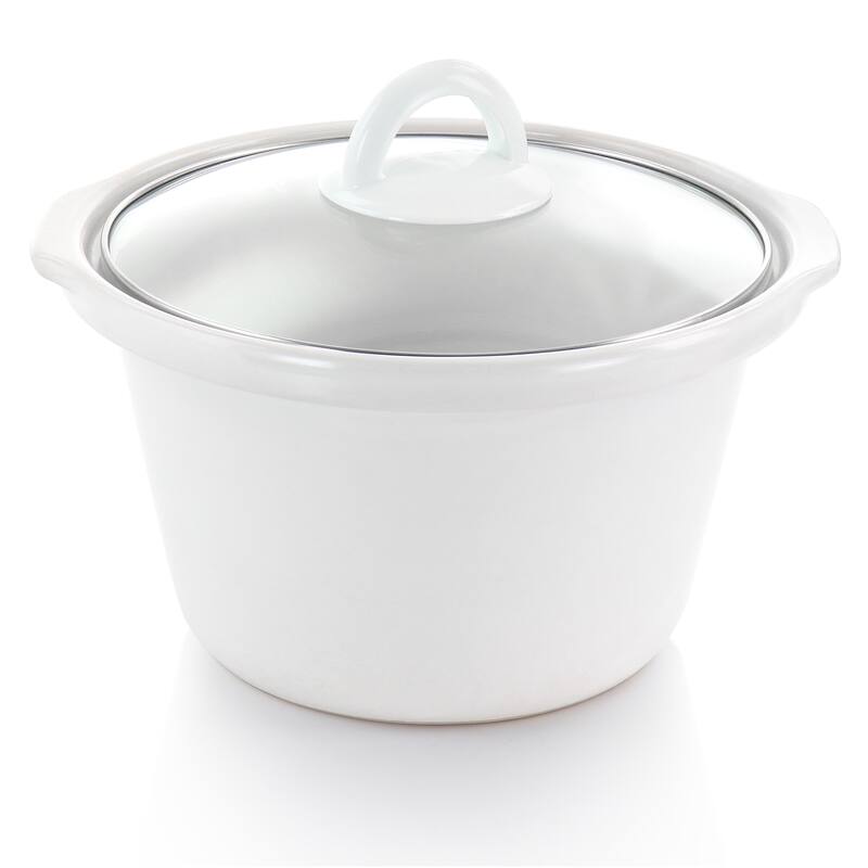 Better Chef 3 Quart Round Slow Cooker with Removable Stoneware Crock