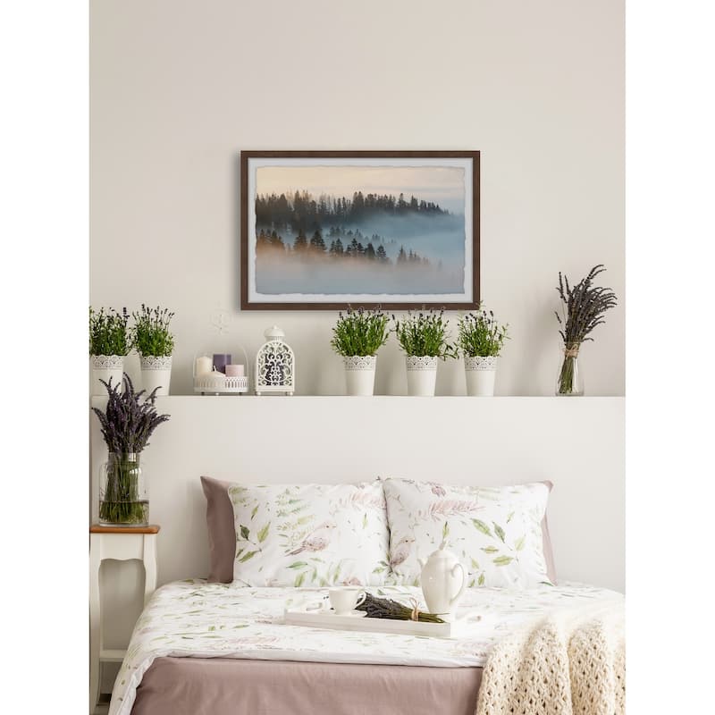 'Morning at the Forest' Framed Painting Print