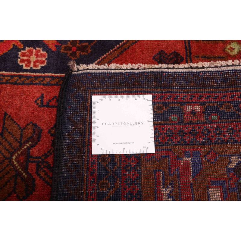 ECARPETGALLERY Hand-knotted Teimani Dark Copper Wool Rug - 3'8 x 6'7