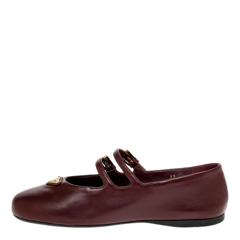Prada Nappa Leather Ballerinas