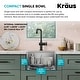 preview thumbnail 41 of 162, KRAUS Kore Workstation Undermount Stainless Steel Kitchen Sink