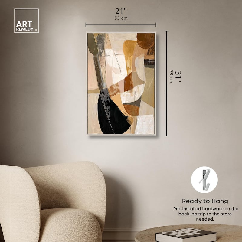 Tactile Depth II Canvas by Art Remedy