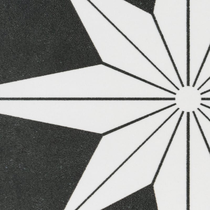 Merola Tile Stella Night 9-3/4" x 9-3/4" Porcelain Floor and Wall Tile